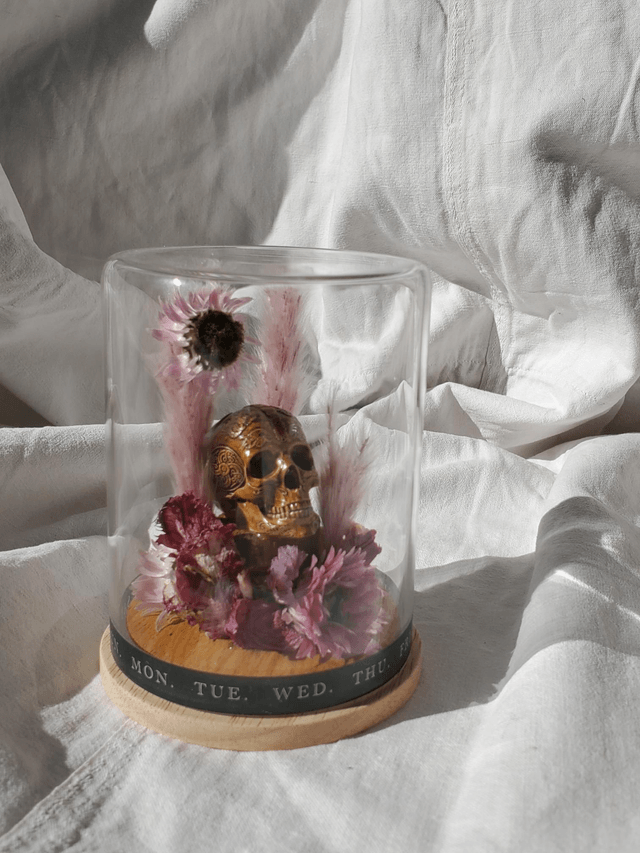 D13 mini crâne rose